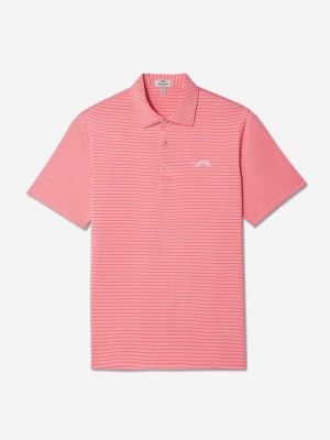 Sun Day Red Classic Stripe Polo Koraal | 2105-WGUNX