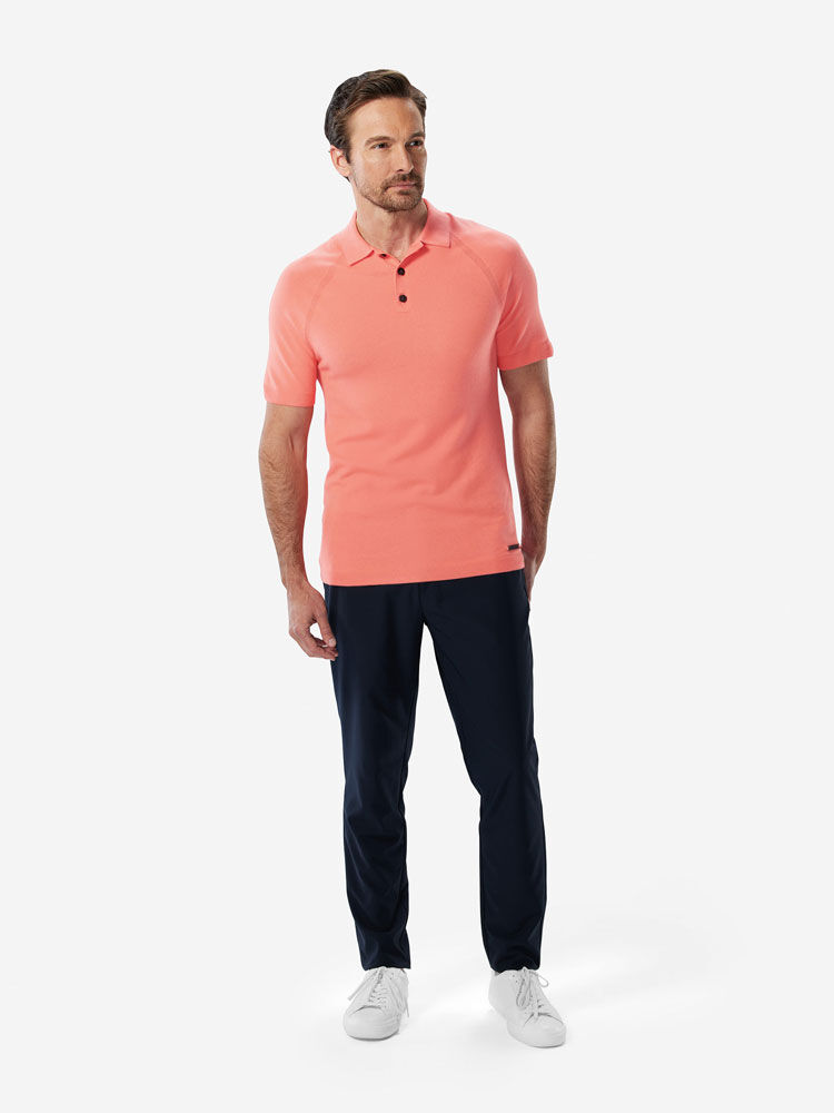 Sun Day Red 3D Knit Polo Hunter | 9714-PCWJZ