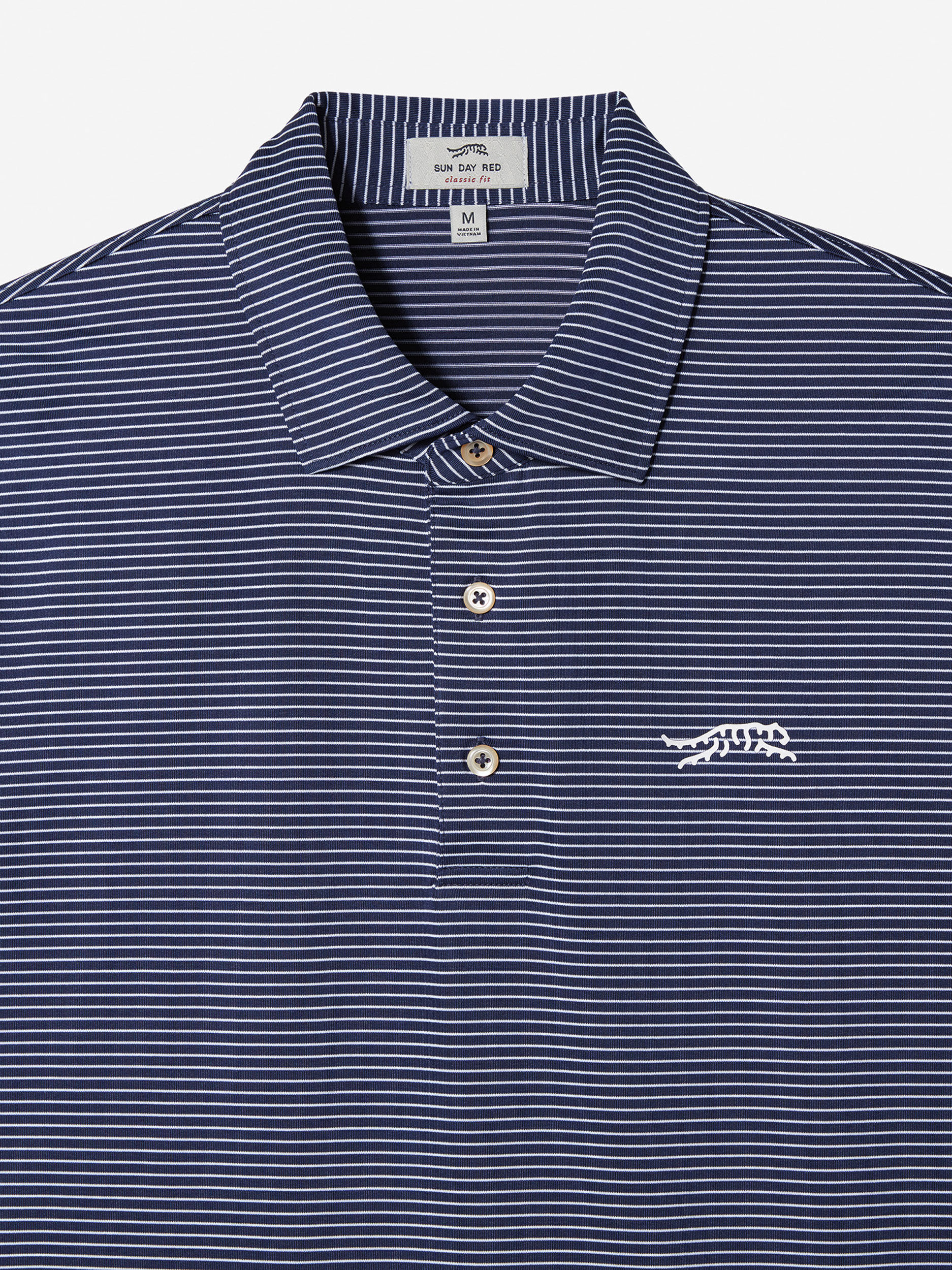 Sun Day Red Classic Stripe Polo Blauw | 2793-OWYAB