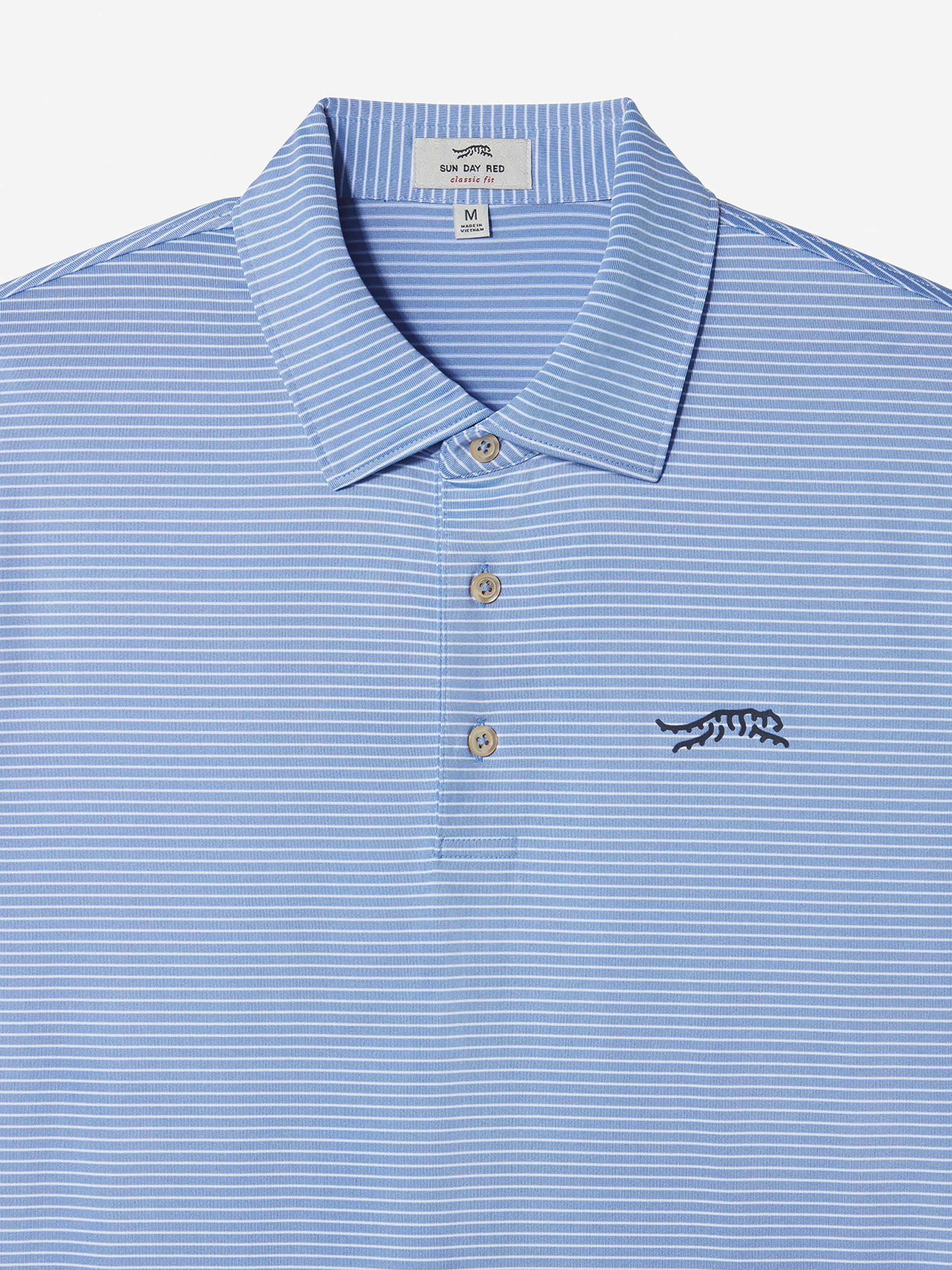 Sun Day Red Classic Stripe Polo Blauw | 4609-DRIJF