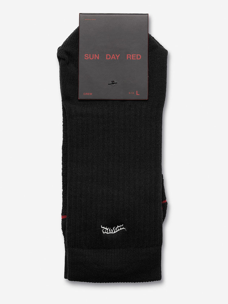 Sun Day Red Cypress Cotton Crew Sock | 5921-ECVPM