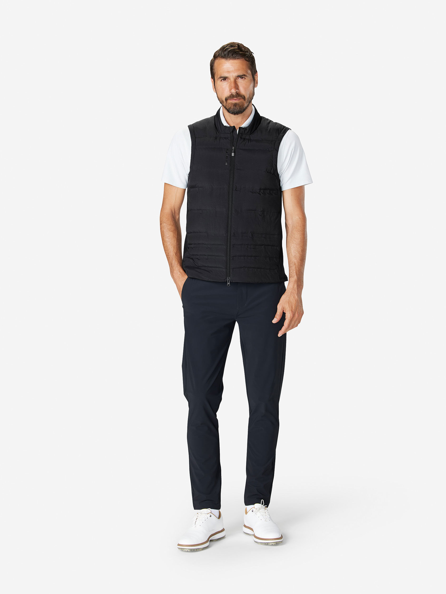 Sun Day Red Insulated Grid Vest Zwart | 9217-HSTFK