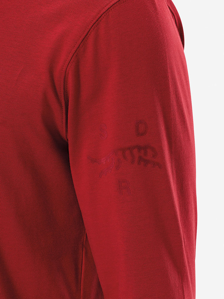 Sun Day Red Long Sleeve Dark Matter T-Shirt Rood | 9038-EHRIS