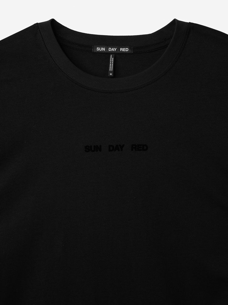 Sun Day Red Long Sleeve Dark Matter T-Shirt Zwart | 4106-RNXKJ