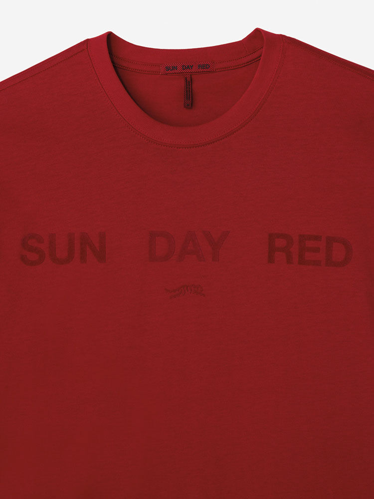 Sun Day Red Long Sleeve Dark Nebula T-Shirt Rood | 0413-YEJSF