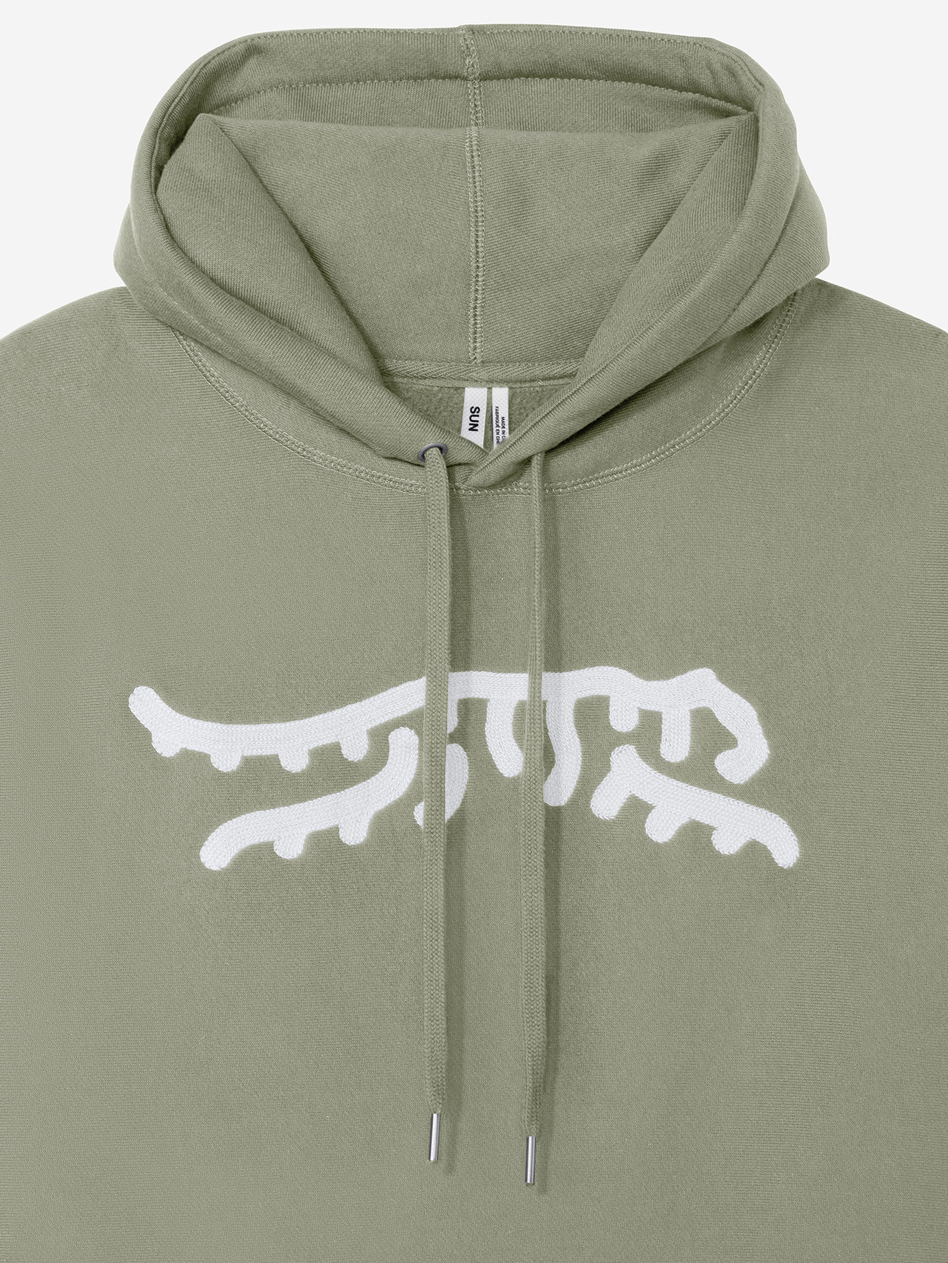 Sun Day Red Luare Chain Stitch Hoodie Olive/Cream | 1854-MRLWK