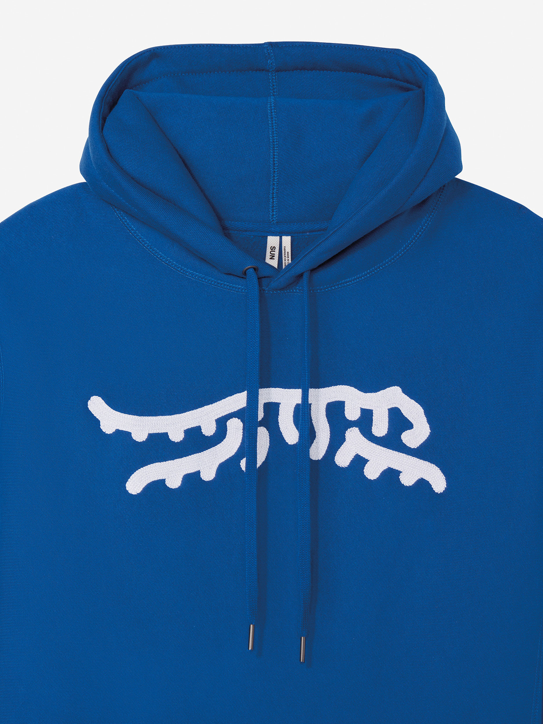 Sun Day Red Luare Chain Stitch Hoodie Royal/White | 7381-COUJE