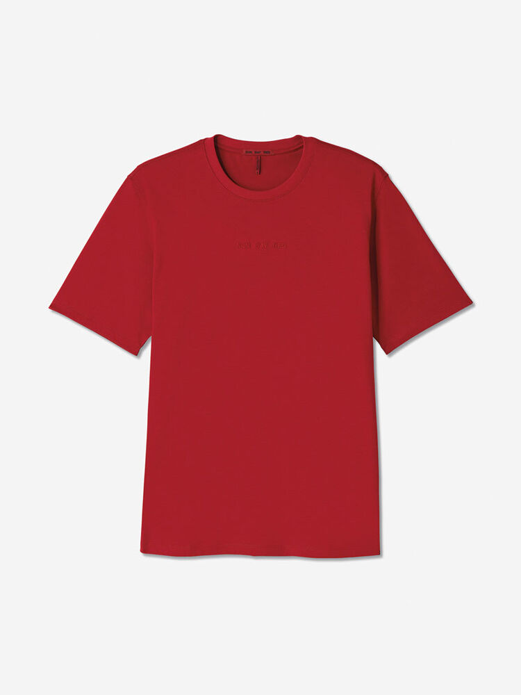 Sun Day Red Short Sleeve Dark Matter T-Shirt Rood | 4297-AIHOB