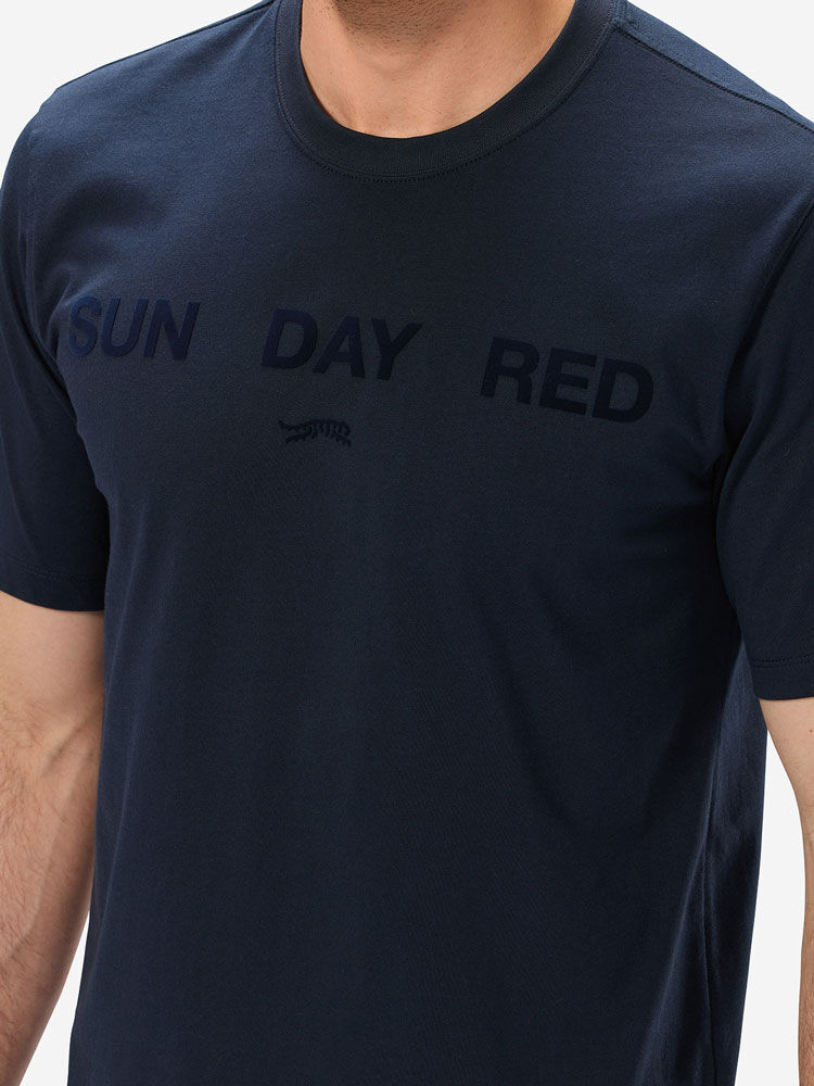 Sun Day Red SunDay T-Shirt Donkerblauw | 1765-CODWT