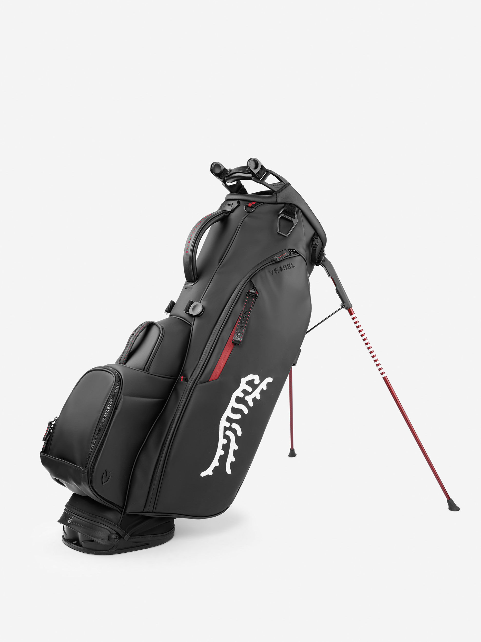 Sun Day Red Sun Day Red x Vessel Player V 6-Way Stand Bag Zwart | 3976-RUJLA